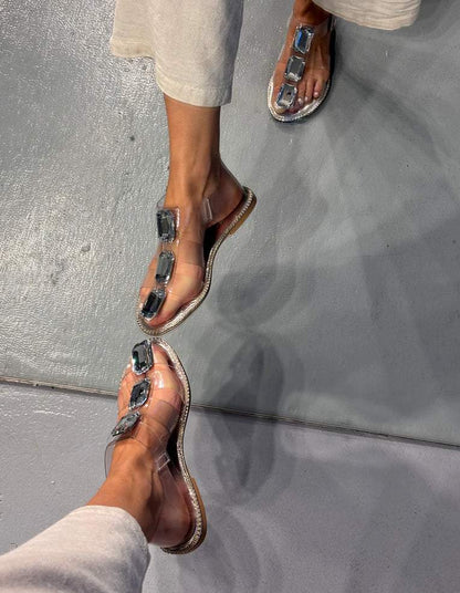 LINDOR TRANSPARENT SANDALS