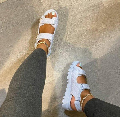 Casual fashion velcro sandals