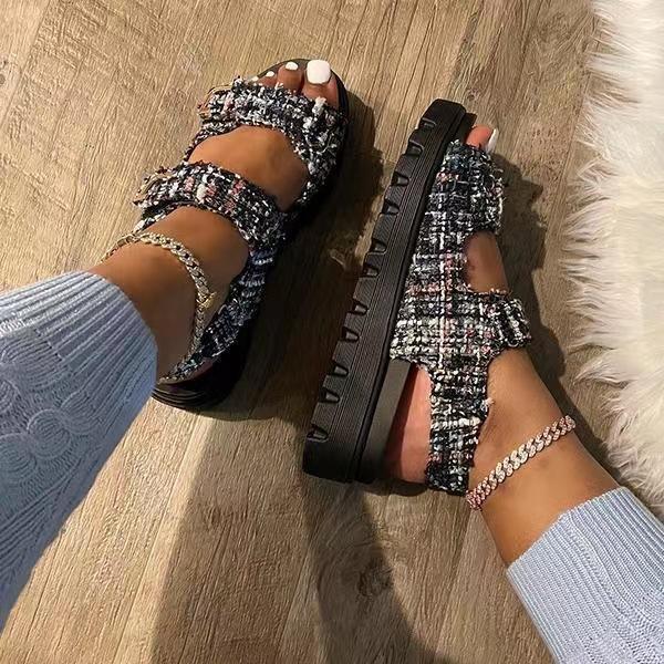 Casual fashion velcro sandals