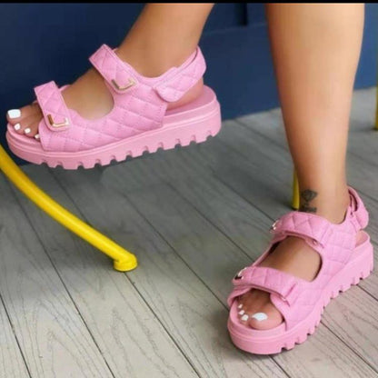 Casual fashion velcro sandals