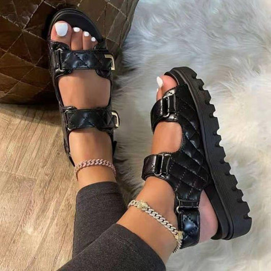 Casual fashion velcro sandals