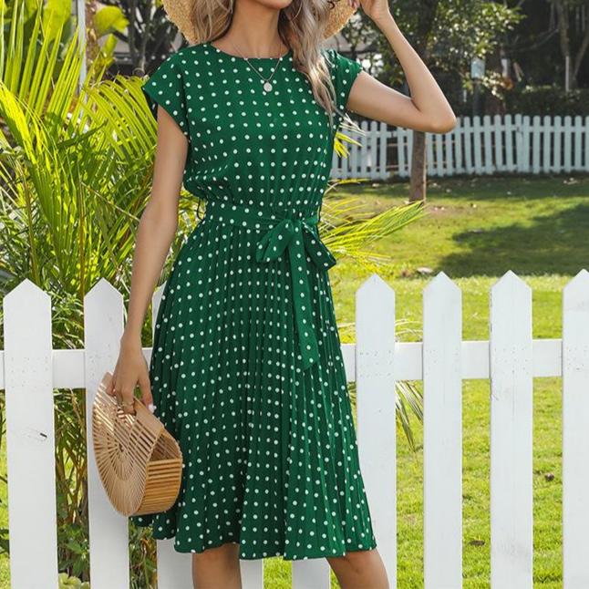 Polka Dot Lace Dress