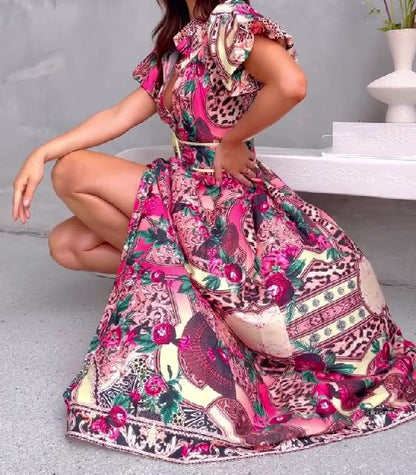 Printed fashion dress