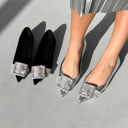 Women's Dazzle Rhinestone Flat Shoes